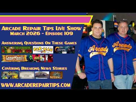 Arcade Repair Tips - Live Show Episode 109 - Living on the Edge Connector and Syncing