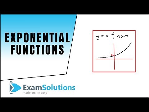 Exponential Functions - Introduction : ExamSolutions