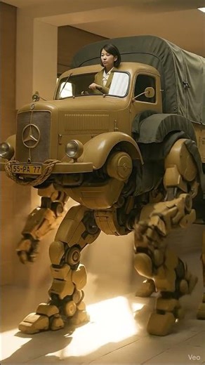 This truck doesn’t drive… it walks