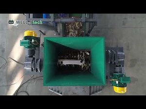 Powerful Double Shaft Shredder in Action | Furniture & Bulky Waste Recycling #shredder #rdf