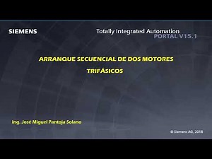 Clase 1.3 TIA PORTAL Arranque secuencial de dos motores trifásicos
