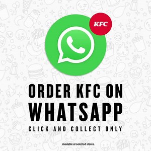 We’re making order your KFC faves easier than ever! Follow these steps to order KFC on WHATSAPP 💬🎉 Click on the WhatsApp button below and follow the prompts to start your order and collect in store. 🍗🍔🍟🤩 #KFCHasJoinedTheGroup #KFCOnWhatsApp | KFC