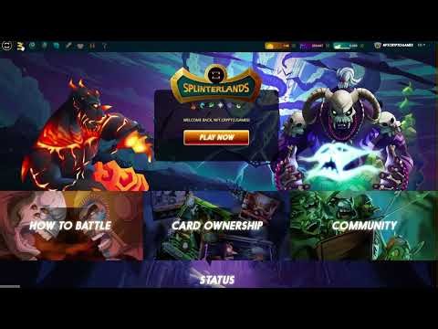 SPLINTERLANDS 🃏 SO KANNST DU SPIELEN 🃏 GAME ANLEITUNG FÜR DEN START / TUTORIAL