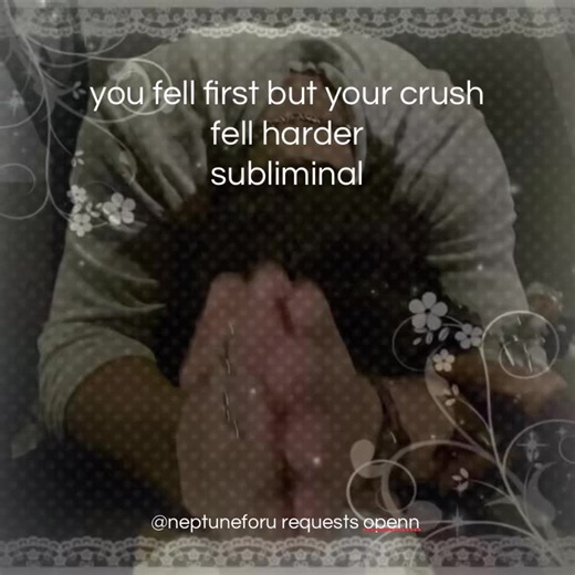 you fell first but your crush fell harder subliminal @𝓐 @velvetblossom 𐙚🧸ྀི #crush #subliminal #manifestation #crushsubliminal