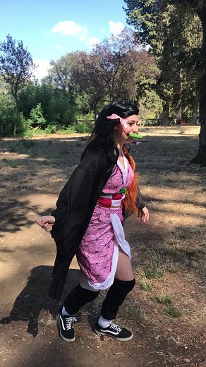 @fabio.lo.bue @seiky_miniki Nezuko- chaaaaaaan~#foryoupage #fujikochan04 #perte #demonslayer #nezukochan #tanjirokamado #zenitsuagatsuma #cosplay