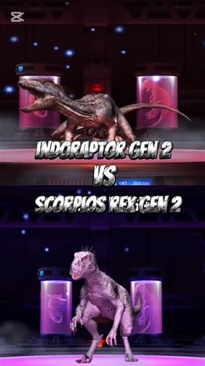 scorpios rex gen 2 vs indoraptor gen 2