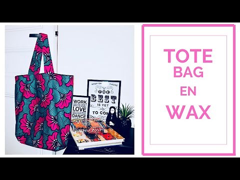 | TUTORIEL COUTURE # 6 | Tote bag / sac en tissu africain wax |