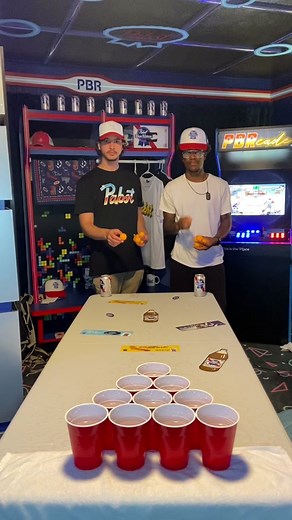 11 in a Row Beer Pong Trick Shots Challenge