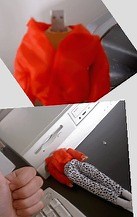 Barbie with a USB sticking out of her neck