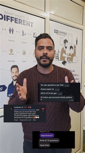 EDU COMMERCE CA CLASSES. | ALL THE BEST FOR ACCOUNTS PAPER. #instagood #trending #viralreels | Instagram