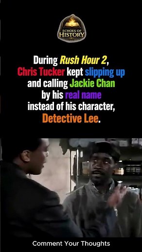 When Chris Tucker Trolled Jackie Chan on Set 😂 #shorts