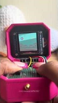 Cozy Game Cyberdeck mega update 💕🍩✨ #tech #engineering #cozygames #code #kawaii #diy #cute