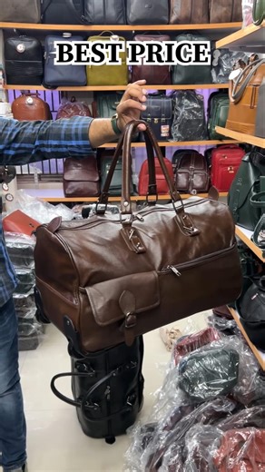 Travel Trolley Duffel Bag 🧳Travel in StyleOnly at SG Leathers