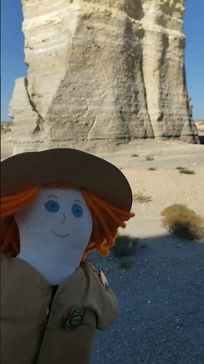 Exploring Monument Rocks- Kansas