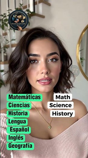 🧠 Aprende las Materias Básicas en Inglés | Vocabulario Escolar para Todos 🇺🇸