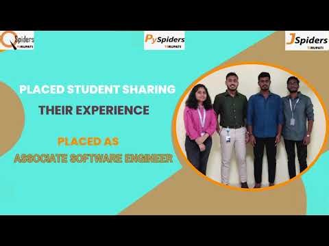 ASSOCIATE SOFTWARE ENGINEER || QSPIDERS TIRUPATI || PLACED STUDENT REVIEW