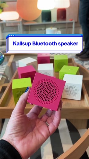 These new Kallsup Bluetooth speakers from Ikea are small, but mighty in numbers. You can play music from one or pair up to 100! Senior reviewer Jennifer Pattison Tuohy got to play with them at CES this week and paired 10 for some impressive sound for the size. Each one is 2.75 inches cubed and costs $9.99 / €4.99. They’ll launch in April. #ces #ces2026 #ikea #speaker #techtok