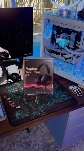 Rei dos Setups on Instagram: "HAYLOU HexStorm G1 Gaming Headset 🔴 SSS1700 flagship audio chip with ultra-low latency & high-resolution sound 🔴 50mm large drivers with powerful bass & wide soundstage 🔴 Virtual 7.1 surround sound for precise audio positioning 🔴 Lightweight design with protein earpads for all-day comfort 🔴 360° flexible boom mic with noise reduction for clear communication 🔴 One-touch mute for quick control 🔴 Plug & play compatibility with PC, PS5, PS4 & more LINK IN BIO #Ha