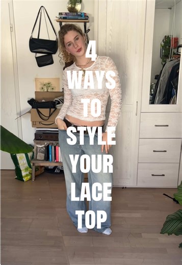 4 Creative Ways to Style Your Lace Top