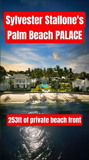Inside Sylvester Stallone’s $35M Palm Beach Mansion with Private Beach Access