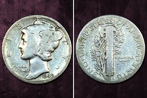 Rare 1943 mercury dime coin sells for $395 on eBay - do you have one?
