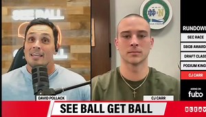 70K views · 1.4K reactions | Why Notre Dame instead of Michigan like the rest of his family? CJ Carr joined David Pollack on his show as his first player interview. #NDFB #GoIrish | Hardcore Fighting Irish Fans | Facebook