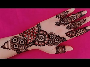 How to put cone designs easy | New Stylish mehndi design | Mehandi design | Mehndi designs | Mehandi