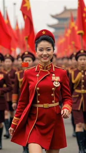 Women in Uniform: Stunning Chinese Female Soldier Marching in Parade🇨🇳 #WomeninUniform #army #woman