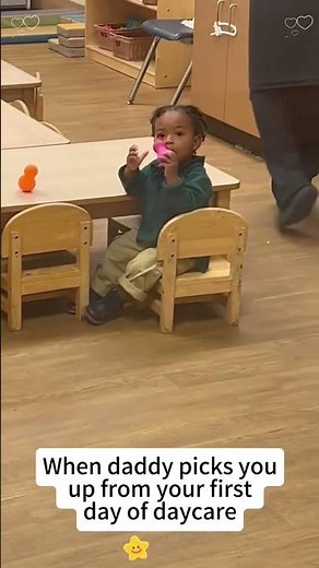 Daycare pickup always delivers 😂👶#fyp #daycarepickup #funnykids #kidreaction #parentinglife