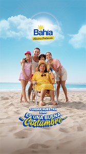 845K views · 169 reactions | Como ese toque de ají que hace único nuestro ceviche, protegernos del sol con Bahía ya es parte de lo que somos. Bahía. Máxima protección para un país que vive bajo el sol. ☀️ #BahíaSolar #UnaBuenaCostumbre #ProtecciónDiaria #CuidadoDeLaPiel | Bahía Solar | Facebook