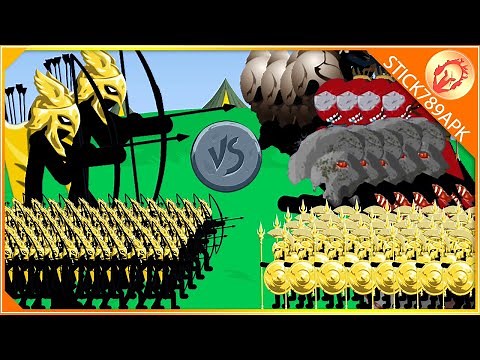 MEGA GOLDEN ARCHER KYTCHU vs ALL BOSS vs KAI RIDER GIANT | Stick War: Legacy mod | Stick789Apk