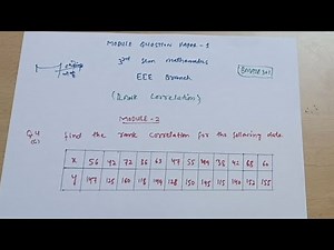 BMATE301 Module 2 Solved Model Paper 1 |Q.No.4(c) 📝| VTU