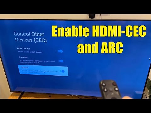 TCL Google TV: How to Enable HDMI-CEC and ARC? Turn On