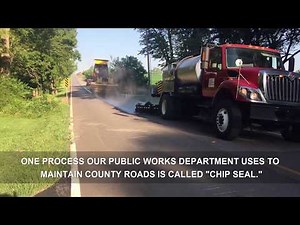 What is chip sealing?