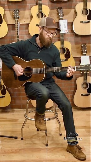 1K views · 16 reactions | Here’s the most unique of our Exclusive @martinguitar models: The Black Walnut 12-fret 00! With sloped shoulders and a 12-fret neck, this is a very comfortable guitar with a dynamic sound that’s outspoken for its size! Check it and our two other exclusive models at manchestermusicmill.com ! #martinguitar | Manchester Music Mill | Facebook