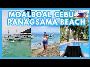 MOALBOAL Trip CEBU Philippines 🇵🇭 Exploring Panagsama Beach | Travel Vlog 2025 | Cebuana Travels