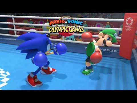 Boxing Hard Gameplay Mario & Sonic At The Olympic Games Tokyo 2020 Sonic Blaze Peach Bowser + Bowser
