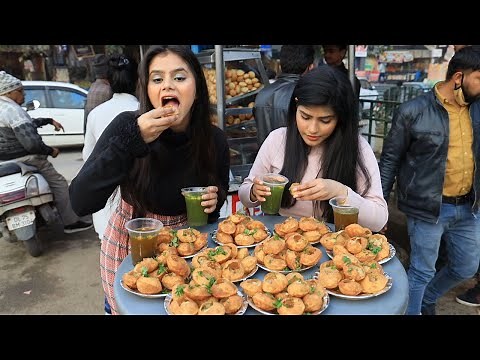 Unlimited Golgappa Challenge | Golgappa ( Pani Puri ) Eating Competition | Golgappa Challenge