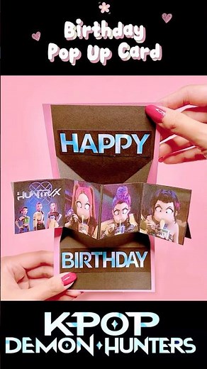 💕 KPDH K-Pop Demon Hunters 💜Rumi, Mira, Zoey 🧡 Fun Easy Huntrix Paper Craft DIY Hack