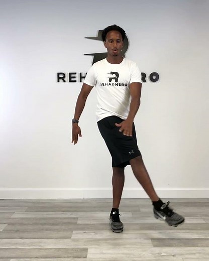 Pendulum Leg Swing - dynamic warm up to stretch the hips and leg