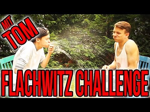 FLACHWITZ CHALLENGE mit WASSER im Mund - EXTREME ?! (Tom & Max Oberüber) NEU 2015
