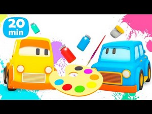 Lehrreicher Zeichentrick für Kinder - Schlaue Autos - 20-minütige Kompilation