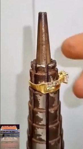 The Process of Molding Golden Rings | 🇺🇸🇬🇧🇨🇦 #jewelry #shorts