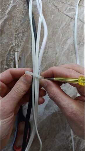 How to Open Plastic Clamp, Zip Tie Trick!