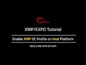 XMP/EXPO Guide - Enable XMP on Intel Platform (ASUS)