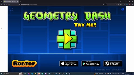 @RobTopGames Thanks here's bad apple on your web demo