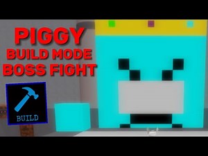 So I made a BOSS FIGHT in Piggy Build Mode...