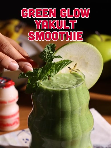 Green Glow Yakult Smoothie for Easy Self-Care