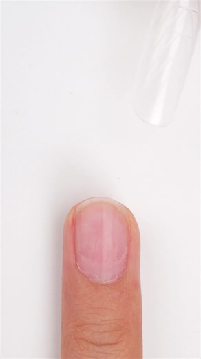 How to do nail extensions using nail tips 💅 Proper prep correct tip sizing = strong and natural-looking nails. Save this nail extension tutorial ✨ #nailtips #nailextension #nailtutorial #gelnails