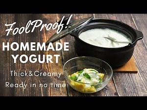 Super Easy Homemade Yogurt | No Machine | In Less Than 4 hours | Homemade Basics Ep. 1